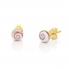 boucles d'oreilles rondes