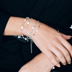 Bracelet Argent œil de Ste Lucie SBC116-ARG