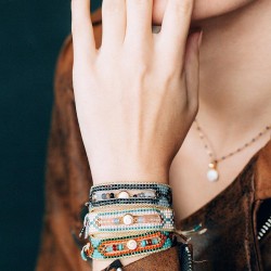 Bracelet Perles POSBC007ROSEMEDI