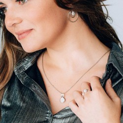 Boucles d'oreilles Argent SEC50444MEDI