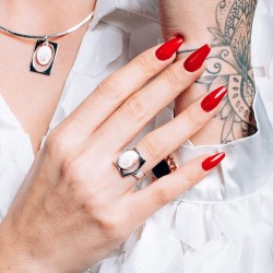 Bague Argent SRC47087MEDI