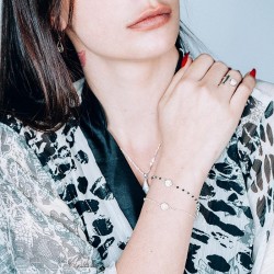 Bracelet Chaîne Argent SBC207MOONMEDI-ARG