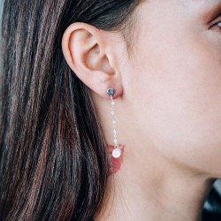 Boucles d'oreilles Argent SEC304MOONMEDI-ARG