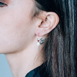 Boucles d'oreilles Argent SEC274R-ARG