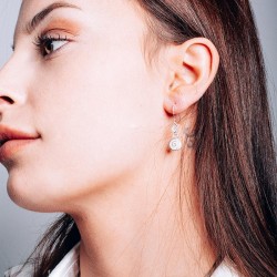 Boucles d'oreilles Argent SEC280BLCMEDI-ARG