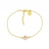 Bracelet doré POSBC056MEDI