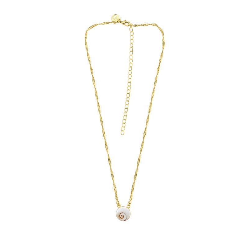 Collier doré à l'or fin POCOLLIER016MEDI