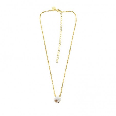 Collier doré à l'or fin POCOLLIER016MEDI