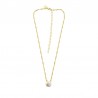 Collier doré à l'or fin POCOLLIER016MEDI