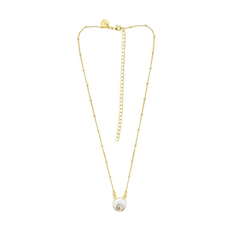 Collier doré à l'or fin POCOLLIER011MEDI