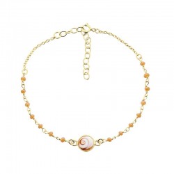 Bracelet doré POSBC207MOONMEDI