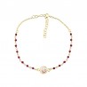 Bracelet doré POSBC207RUBYMEDI