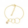 Bracelet doré POSBC215MEDI