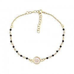 Bracelet doré POSBC207ONYXMEDI