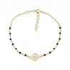 Bracelet doré POSBC207ONYXMEDI