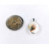 Pendentif Argent SPC101 Oval-ARG