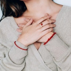 Bracelet Perles de Corail BR00046PO