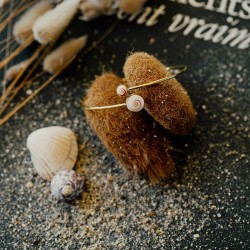 Bracelet rigide doré POSBC234MEDI