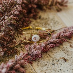 Bracelet rigide doré POSBC004MEDI