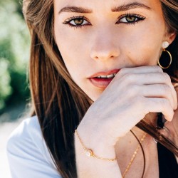 Bracelet doré POSBC013MEDI