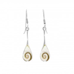 Boucles d'oreilles oeil de sainte lucie goutte