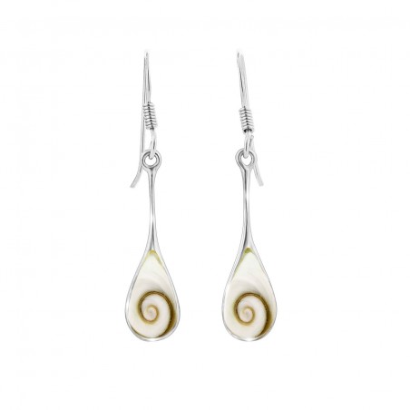 Boucles d'oreilles oeil de sainte lucie goutte