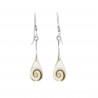 Boucles d'oreilles oeil de sainte lucie goutte