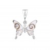 pendentif argent papillon oeil de ste lucie