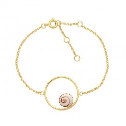 Bracelet chaine avec oeil de sainte lucie