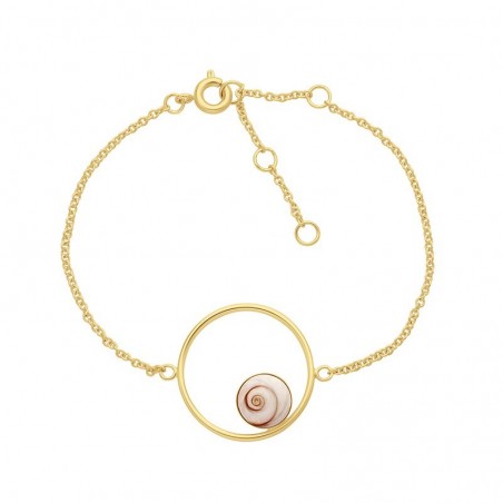 Bracelet chaine avec oeil de sainte lucie