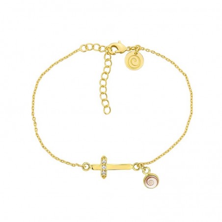 Bracelet chaine doré POSBC017MEDI