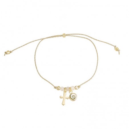 Bracelet oeil de Ste Lucie et agate POSBC095moon