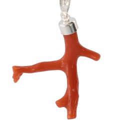 Pendentif branche Corail...