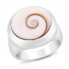 Bague argent avec œil de sainte Lucie méditerranée