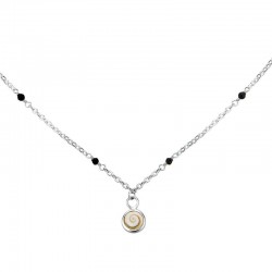 collier œil de Ste Lucie et onyx