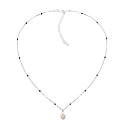 collier œil de Ste Lucie et onyx