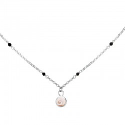 collier œil de Ste Lucie et onyx