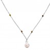 collier œil de Ste Lucie et œil du tigre