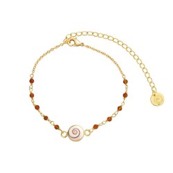 Bracelet doré jaspe...