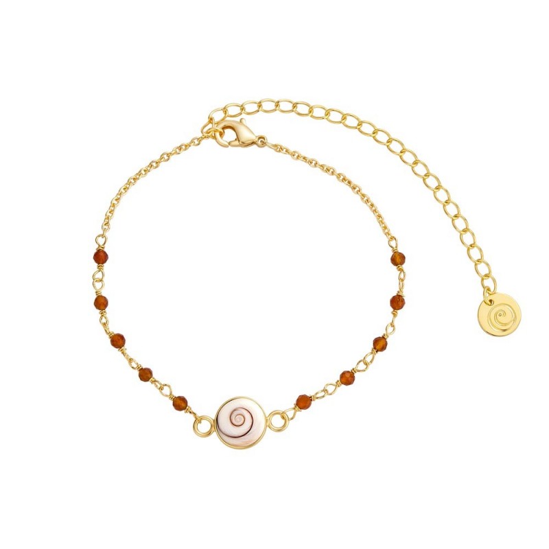 Bracelet doré jaspe POSBC207RMEDI