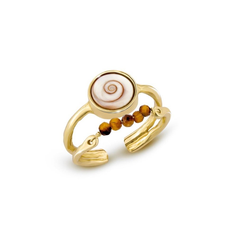 Bague Ajustable œil de sainte Lucie POSRC50866tigerMEDI