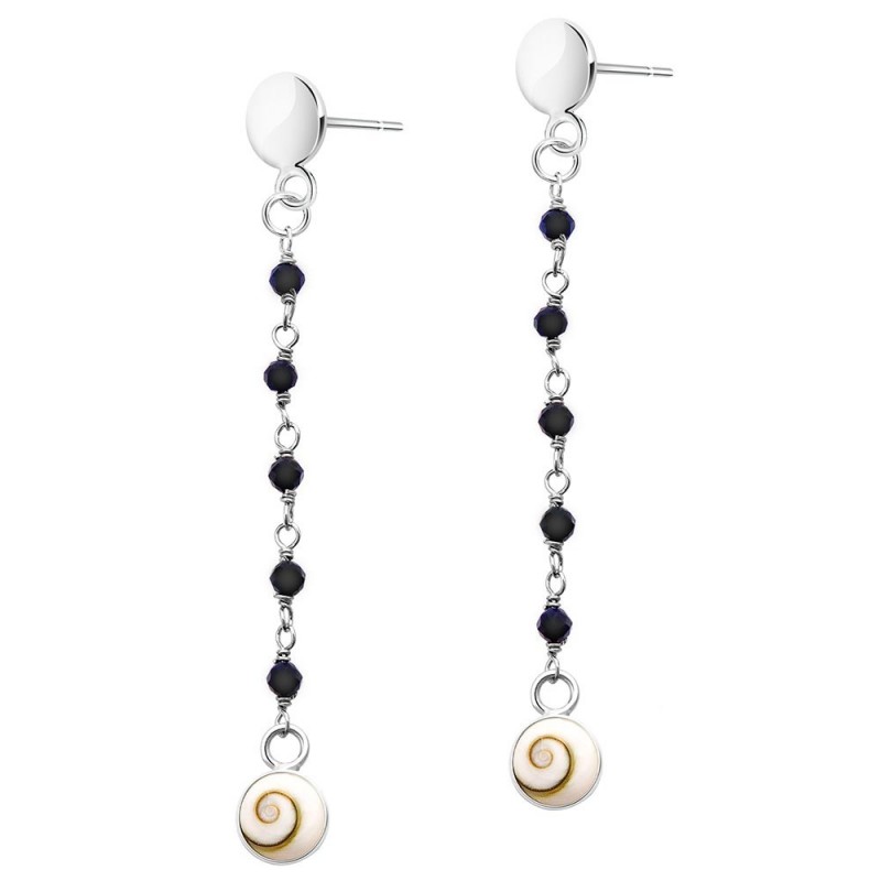 Boucles d'oreilles Argent SEC304ONYX-ARG