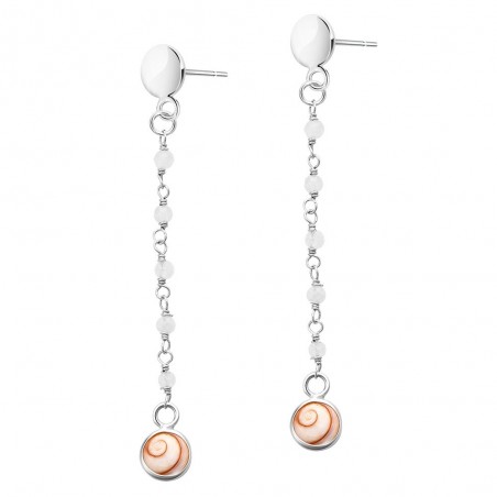 Boucles d'oreilles Argent SEC304MOONMEDI-ARG