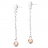 Boucles d'oreilles Argent SEC304MOONMEDI-ARG