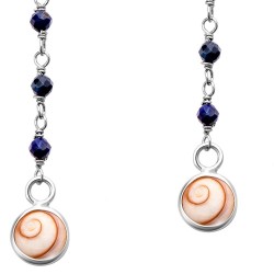 Boucles d'oreilles Argent SEC304LAPISMEDI-ARG