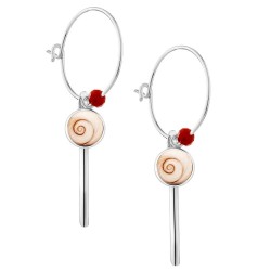 Boucles d'oreilles Argent...