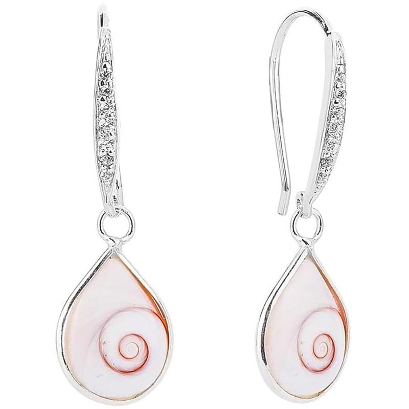 Boucles d'oreilles Rondes oeil de sainte lucie