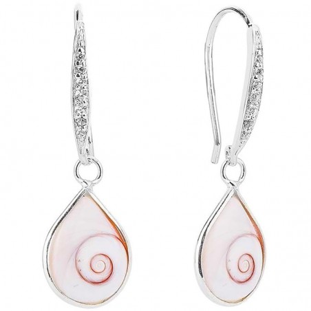 Boucles d'oreilles Rondes oeil de sainte lucie