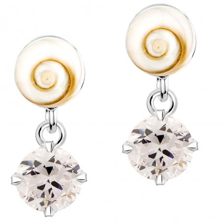 Boucles d'oreilles Clou Argent SEC291BLC-ARG