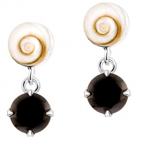 Boucles d'oreilles Clou Argent SEC291N-ARG